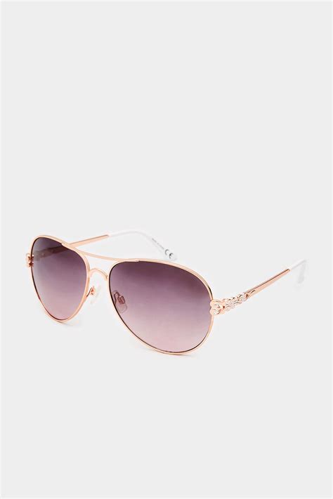 burberry rose gold aviators|Metal Pilot Sunglasses in Gold .